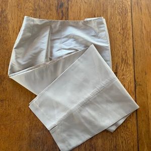 Silk ankle pants